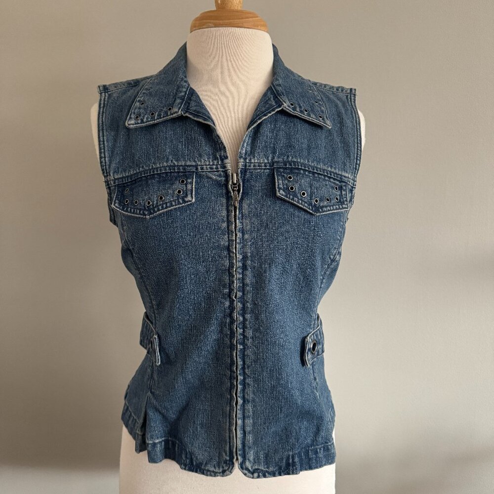 Vintage 90's Denim Jean Vest
